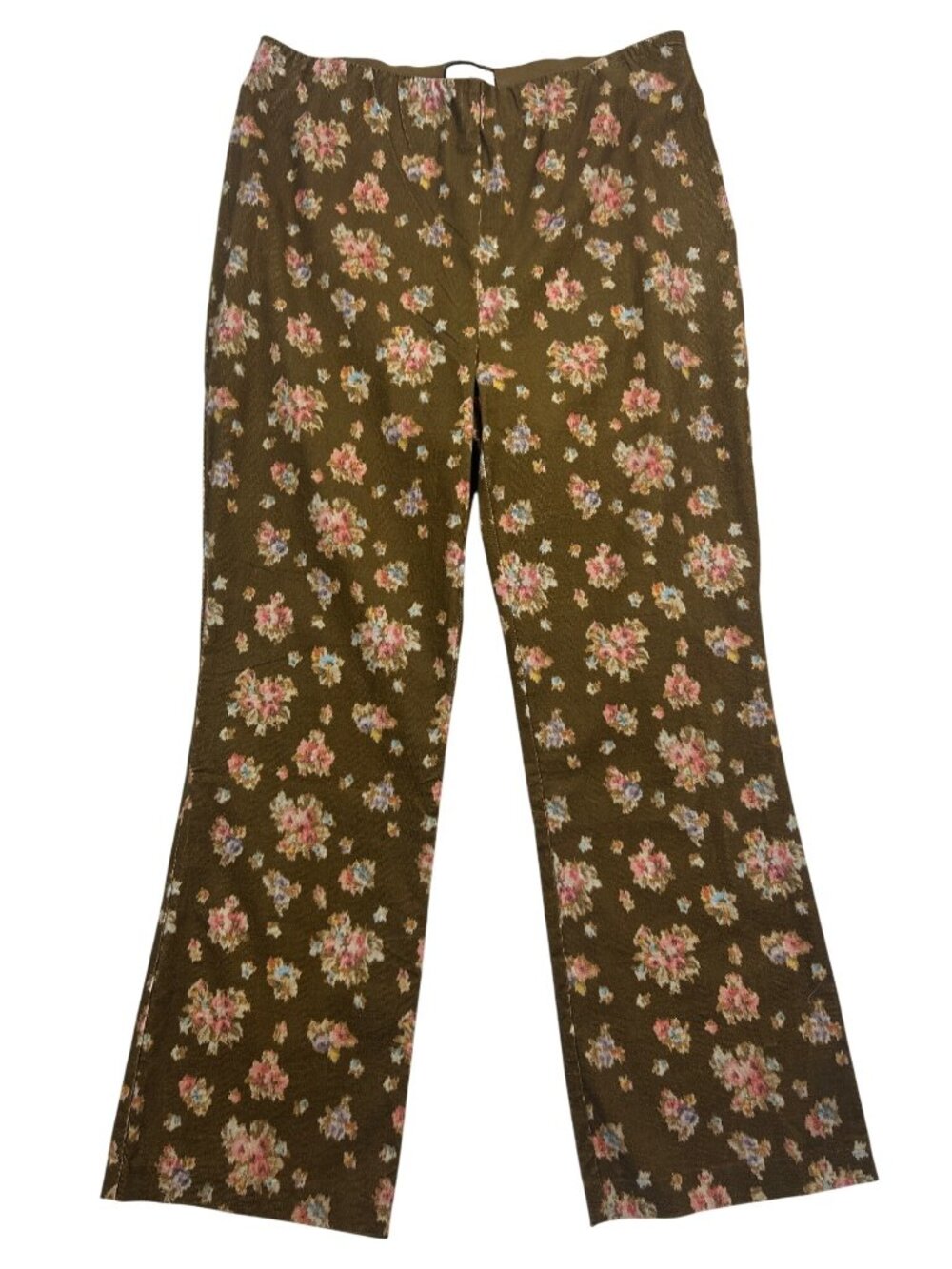 Tuckernuck Hazel Bouquet Ashford Corduroy Pants Women's XL Floral Cottagecore